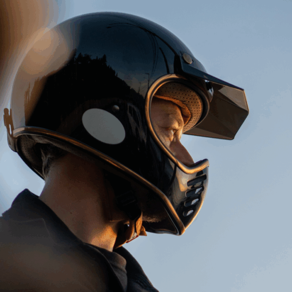 Capacete Lucca Magno-X Glossy Black - Imagem 5